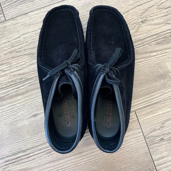 ❌SOLD❌ Clarks Originals Wallabee Boot Black Suede - Picture 8 of 8